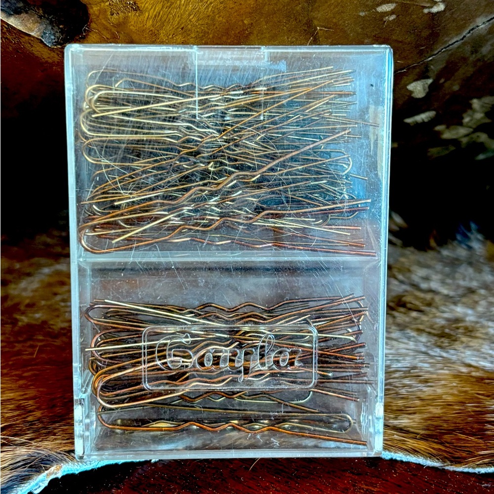 Vintage Gayla Hair Pins With Case